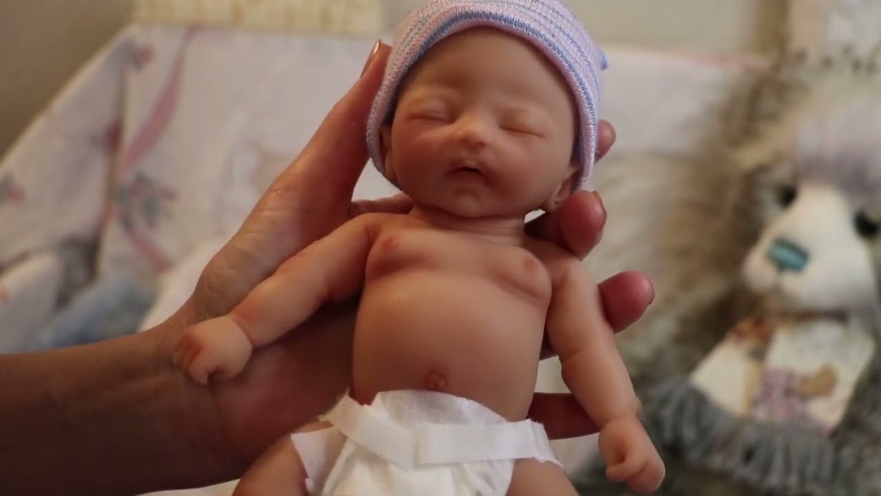 Surprise Tiny Silicone Baby In The Nursery! (For Adult Doll Collectors)