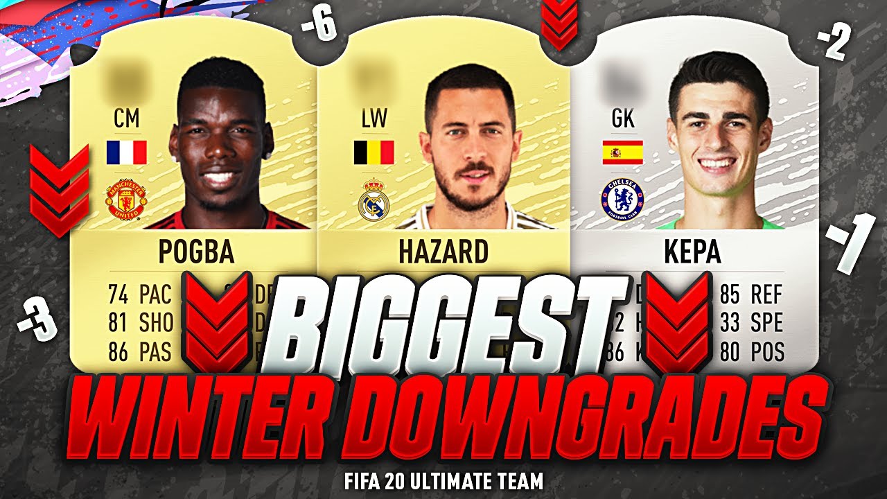FIFA 20 | BIGGEST WINTER DOWNGRADES PREDICTIONS😱🔥 | w/ POGBA, OZIL, LINGARD, KEPA & HAZARD| FUT 20