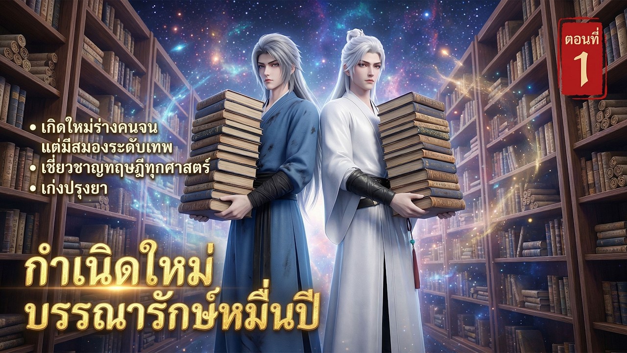 (กำเนิดใหม่บรรณารักษ์หมื่นปี) พระเอกเกิดใหม่ในร่างคนจนแต่มีสมองระดับเทพ | ตอนที่ 1