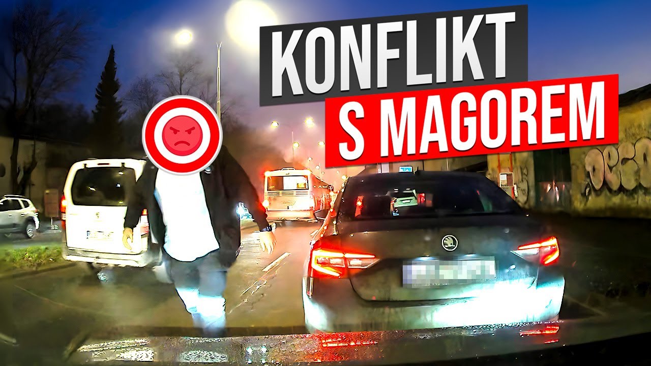 Agresor Vyhrožuje Fanouškovi, Šílenci v Kamionech a Vytlačení do Protisměru