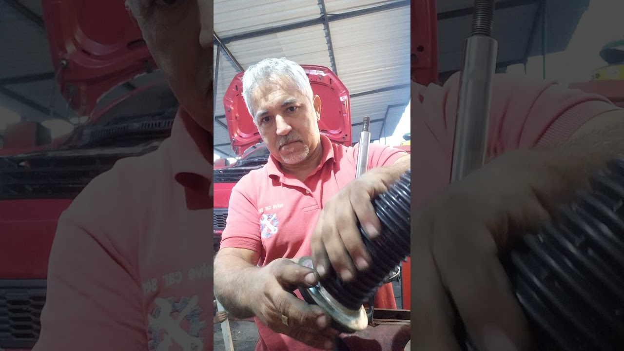 como montar corretamente o kit coxim  batente e coifa do amortecedor dianteiro do fox.