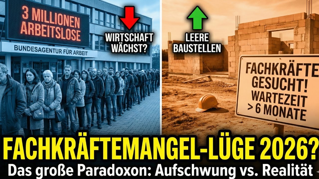 Fachkr&auml;ftemangel oder Lohn-L&uuml;ge? Die Wahrheit &uuml;ber den Arbeitsmarkt 2026