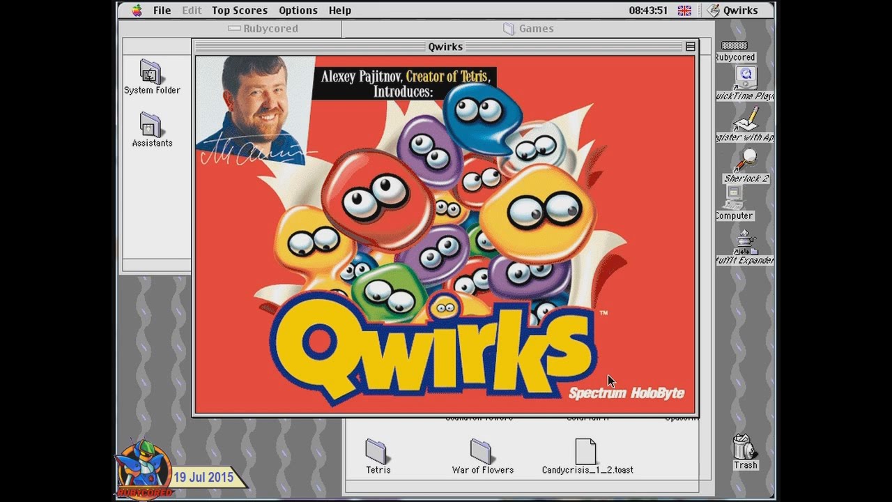 Qwirks (1995, Macintosh; Puyo Puyo) - Full Longplay [Glitch][720p]