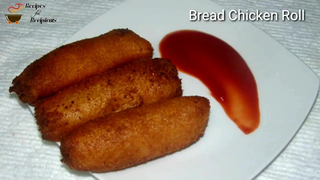 Bread Chicken Roll/How To Make Bread Chicken Roll/ Easy Bread Snack