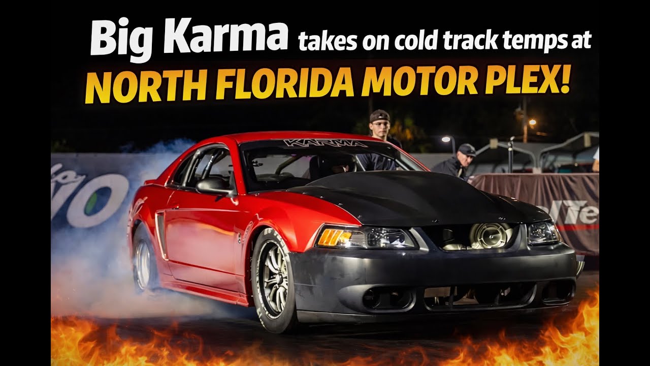 Big karma takes on cold track temps at North Florida Motorplex!