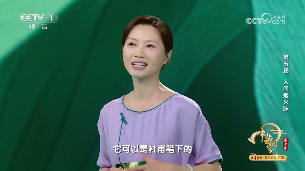 [2025中国诗词大会]杨雨：我们追寻的诗意 不一定非得去远方 | CCTV