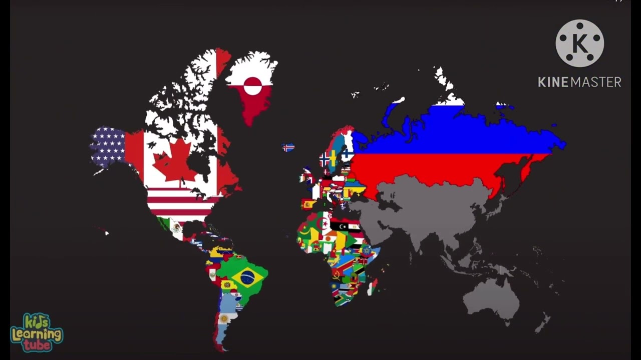 Hgsho learning tube we are countries of a world with flags sing along