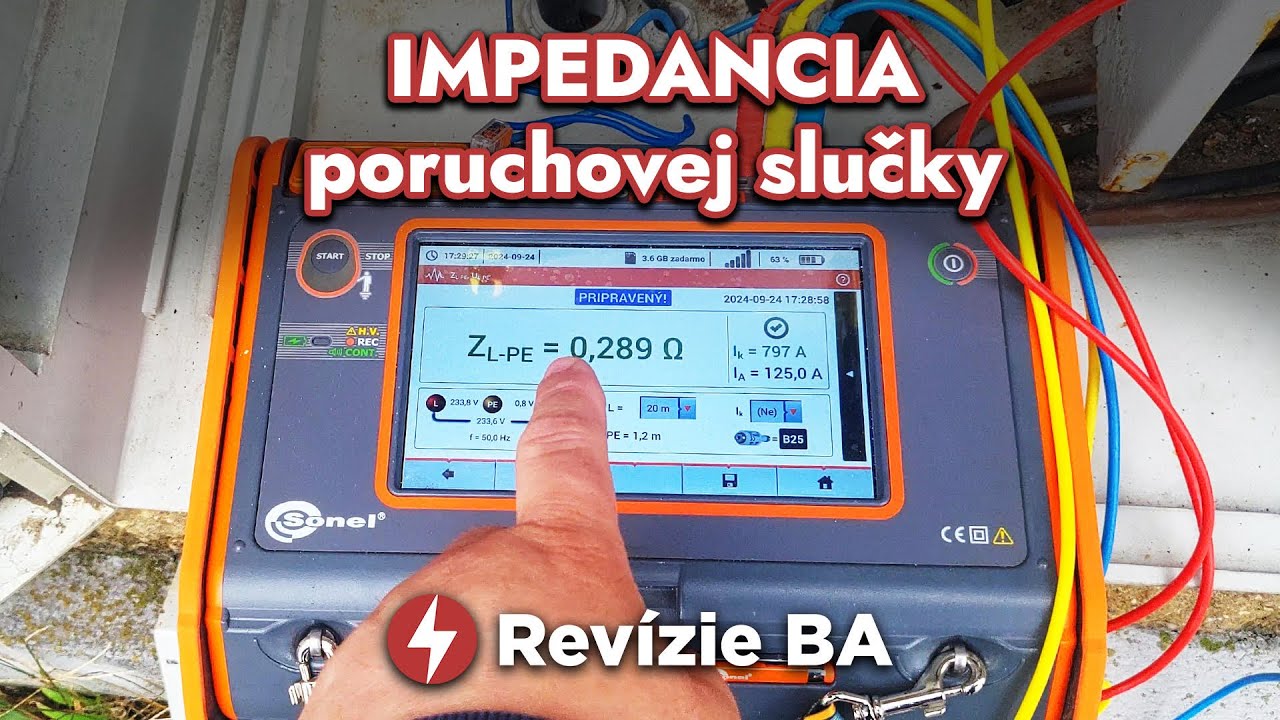 Impedancia poruchovej slučky - meranie a oprava v praxi