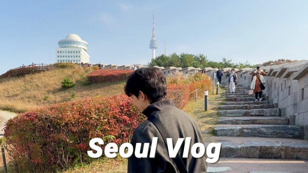 일본남자Vlog🇰🇷03년생 일본 연하남과 남산 데이트(?) (남산하늘숲길,해방촌,명동,말걸리)