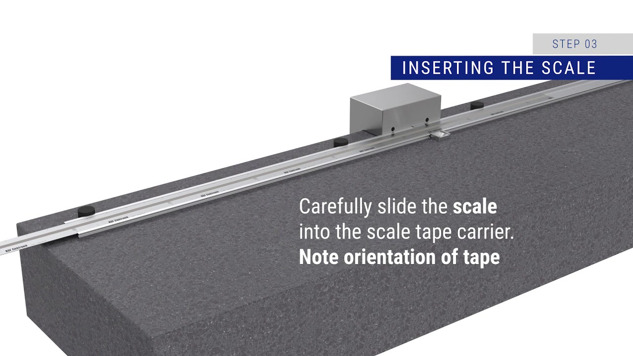MOUNTING INSTRUCTIONS - MS 15 MP incremental exposed linear encoder