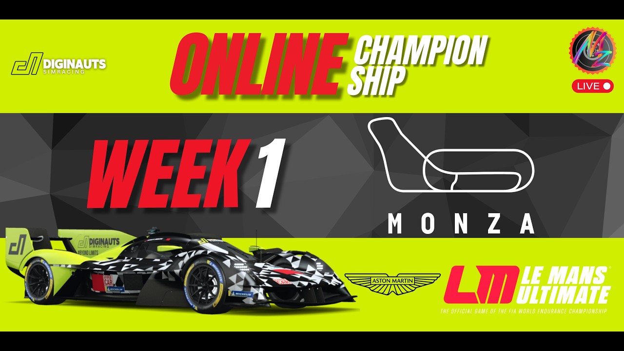 🔴Online Championship - W1 - Monza Curva Grande or Grande Catastrophe?