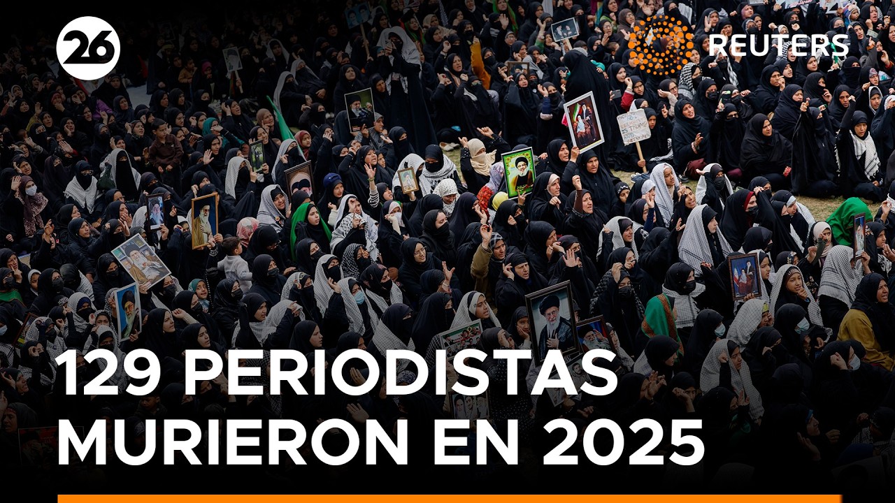 Récord de 129 trabajadores de medios de comunicación muertos en 2025 | #Reuters