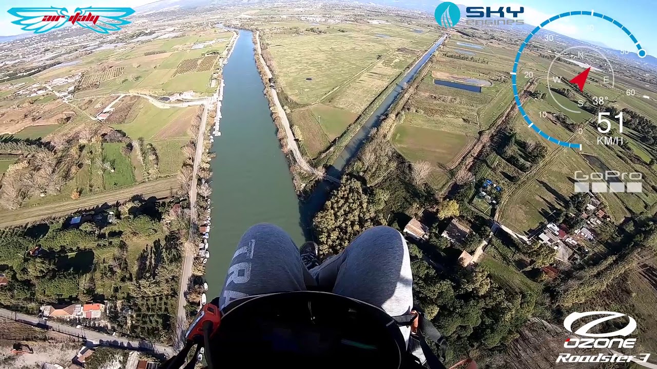 Ozone Roadster 3 Video Log - Volo in Paramotore