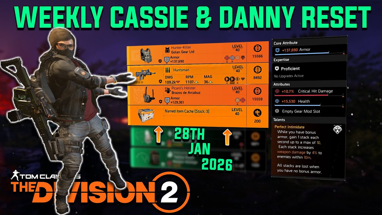 The Division 2 | WEEKLY CASSIE & DANNY RESET Y7S3 | January 28th 2026