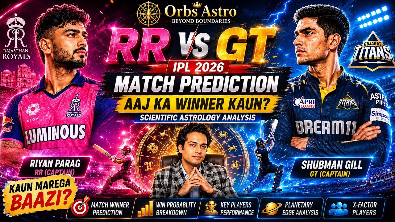 GT vs RR Match Prediction IPL 2026| Who Will Win Today? | Riyan Parag vs Shubman Gill IPL 2026