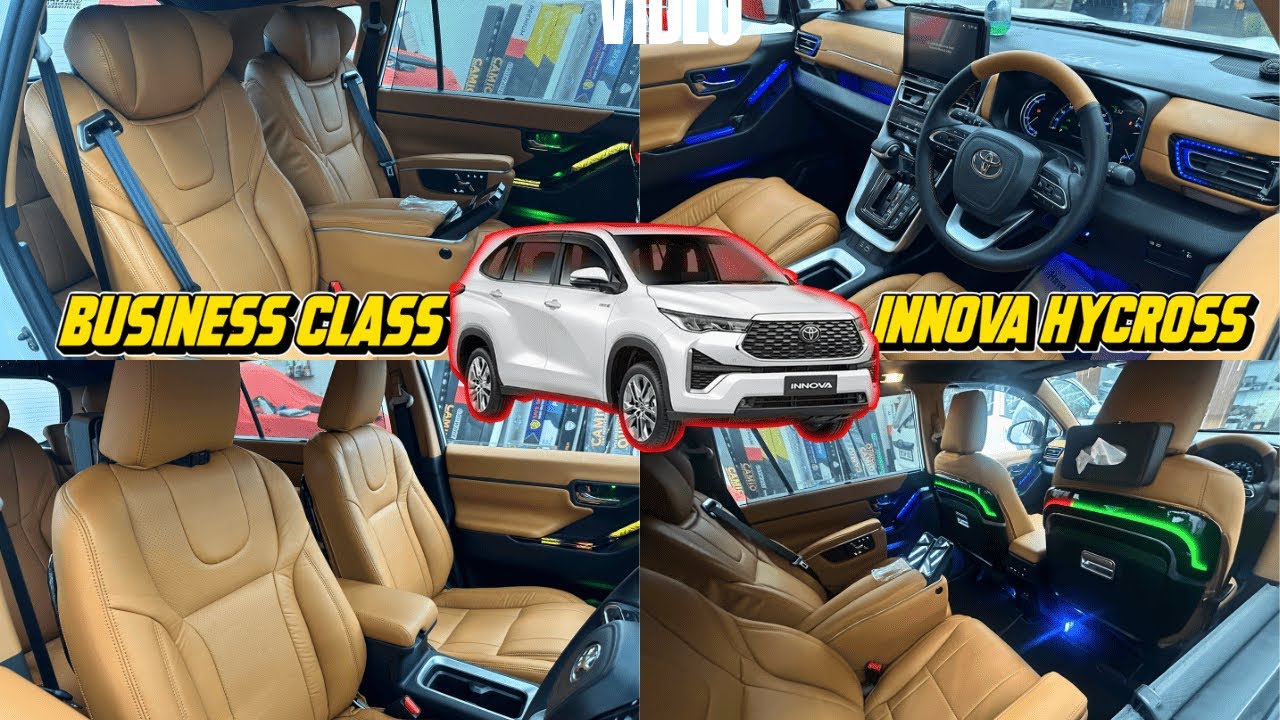 Business Class Innova Hycross | @PegasusPremium | #innova #hycross #modification #carmodification