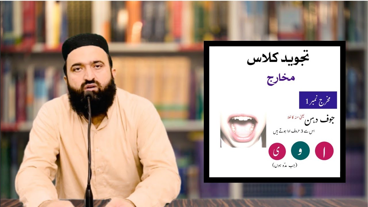 What is makharij in Tajweed | Makharij lesson | مخارج |Class# 3 |Tajweed Basic Course | Urdu/Hindi