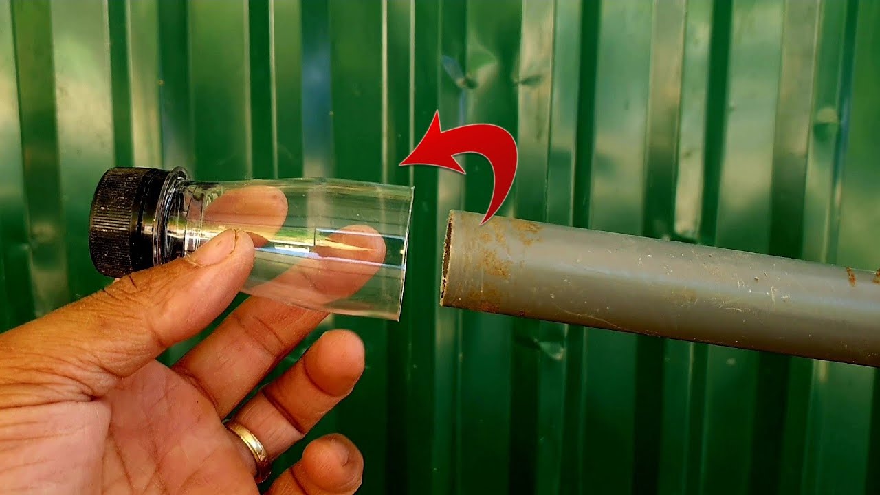 ĐỪNG BỎ PHÍ MỘT ĐOẠN ỐNG PVC VÀ CHIẾC CHAI NHỰA BẠN SẼ BẤT NGỜ ĐẤY #pvc #meodoisong