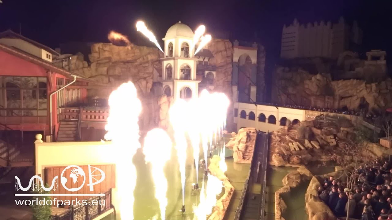 Tiempo de Fuego - Show im Phantasialand Wintertraum 2015/2016 - Video Mapping  &  Fire Show