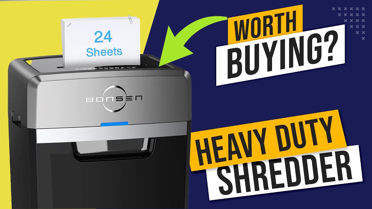 Bonsen 24 Sheet Shredder Review