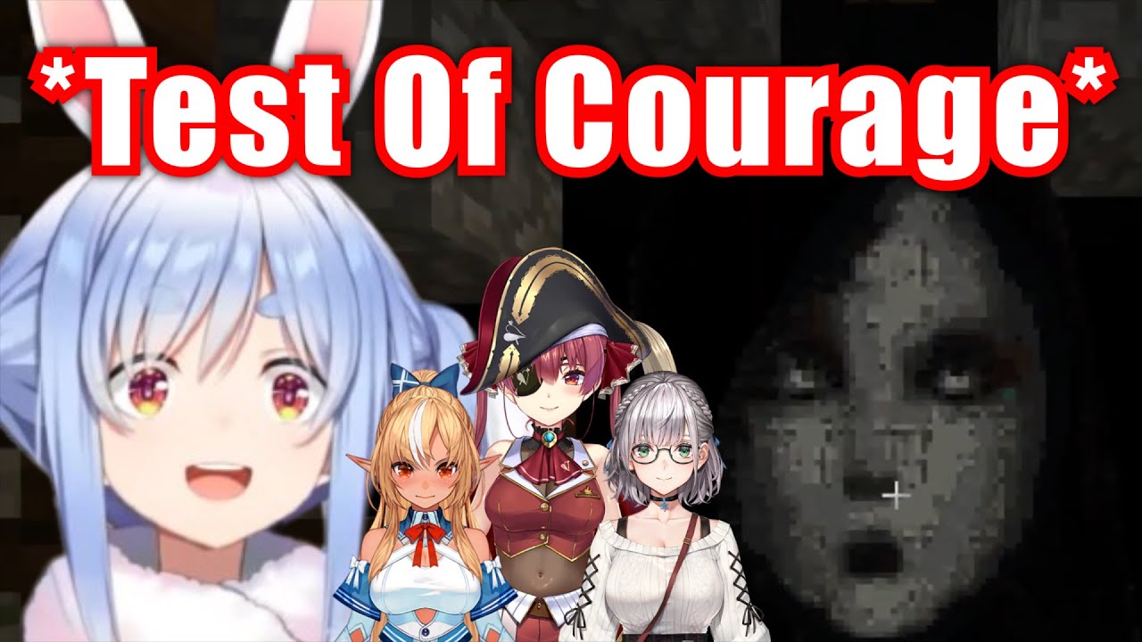 Pekora Experience The Scariest Test Of Courage With 3rd Gen【Hololive/Usada Pekora】