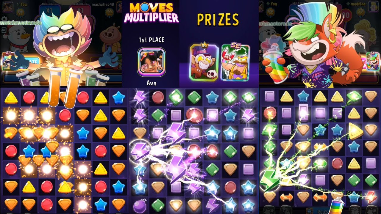 Match Masters, Beaten SE Foxy Roxy, MOVES MULTIPLIER, Tournament Winner, SE Doctor Color Gameplay