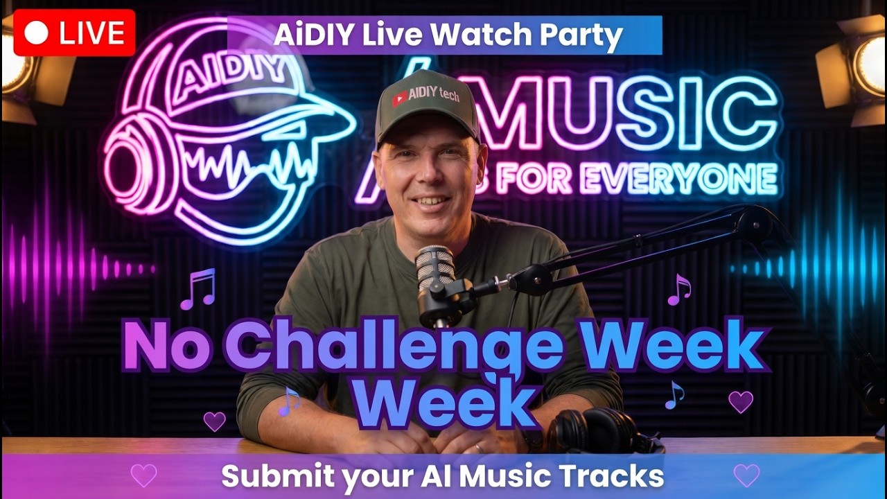 🎹 AiDIY Live Music Challenge: Open Genre Session