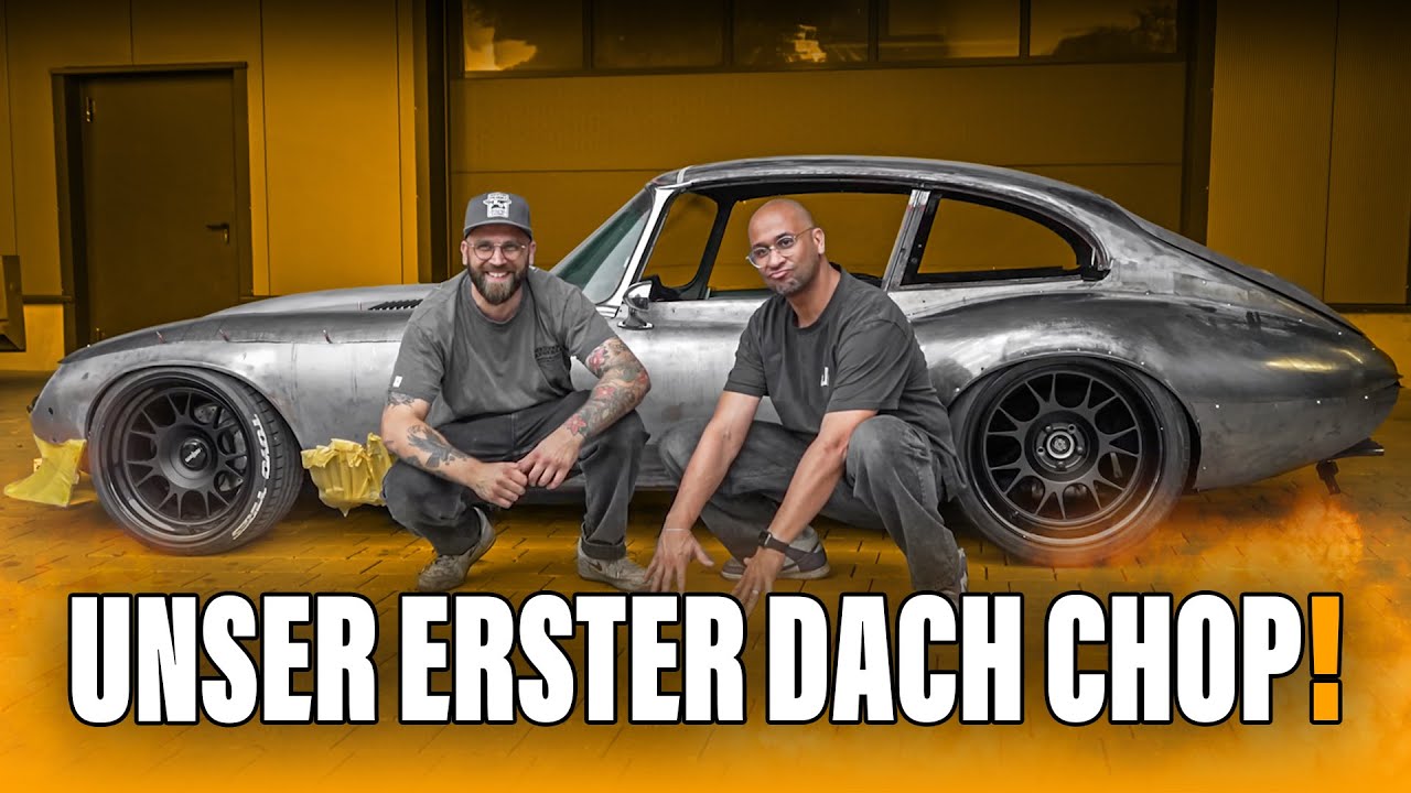 JP Performance - Unser erster Dach Chop! | Jaguar E-Type