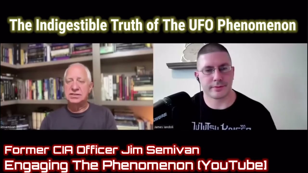 Бывший сотрудник ЦРУ Джим Семиван о неперевариваемой правде о феномене НЛО.