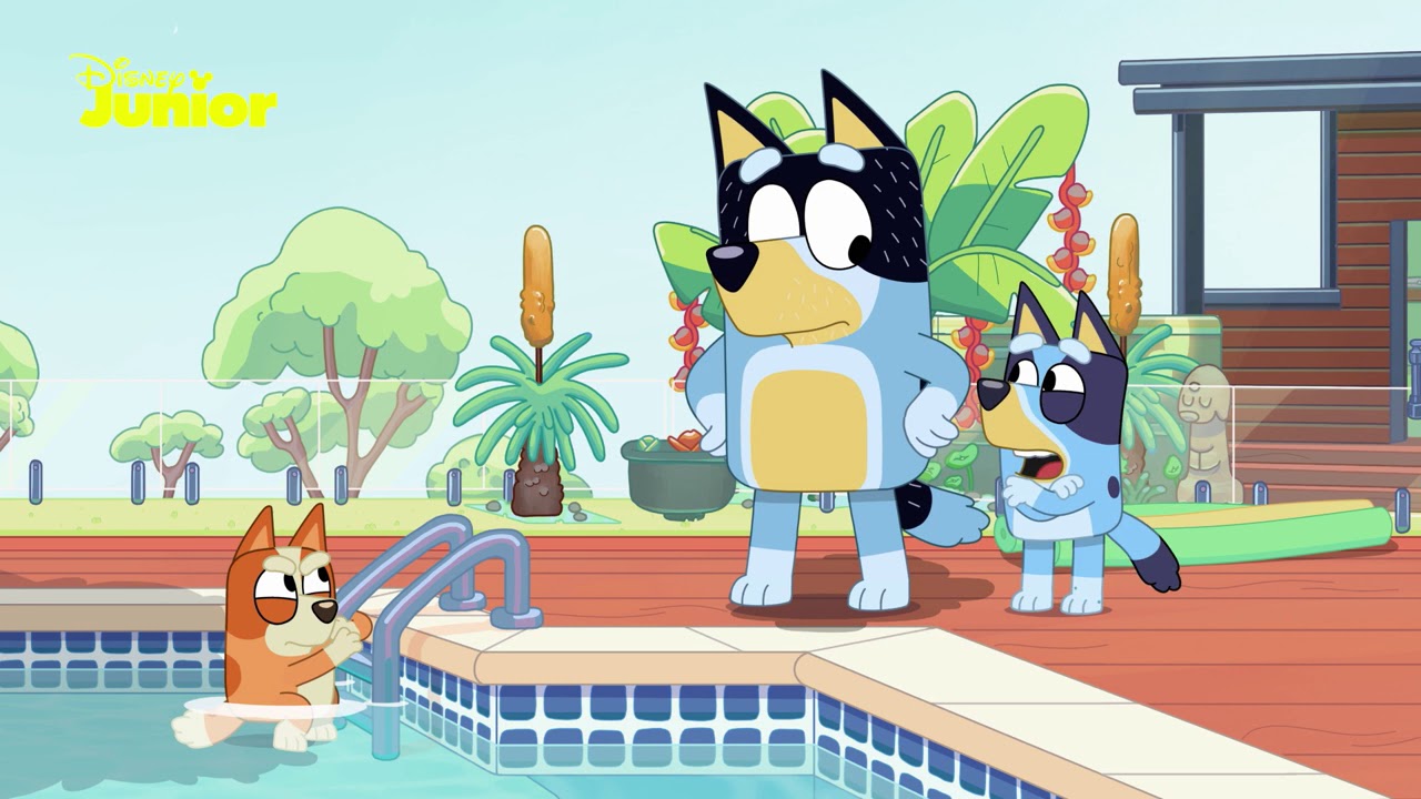 The Pool 🏊‍♀️ | Bluey 💙 | Disney Junior Arabia