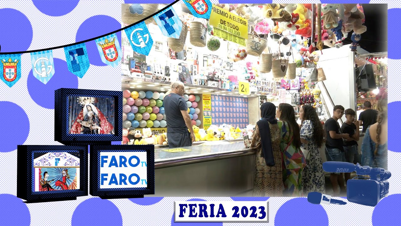 Suerte, destreza y puntería para conseguir los regalos de la Feria