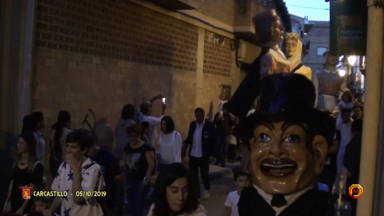 Tv Carcastillo - 05/10/2019 - Pasacalles con Gigantes y Gaiteros