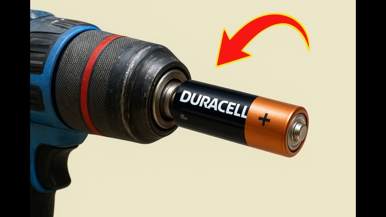 Insert an Old Battery in the Drill and See Every Home Needs It!DIY Invention TipsNot everyone knows 
