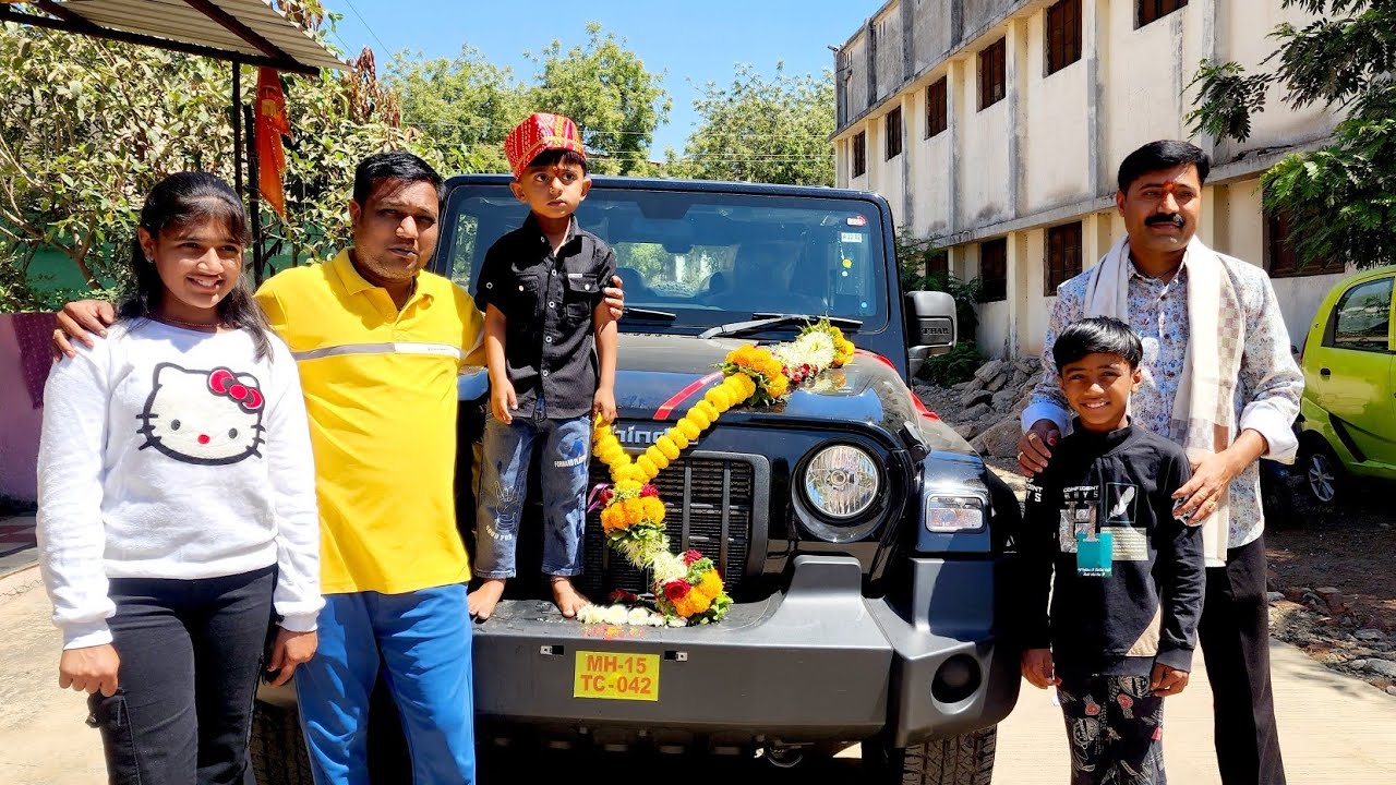 माऊली आणि मधुभाऊची MAHINDRA THAR गाडी  😅#कॉमेडी😂#thar