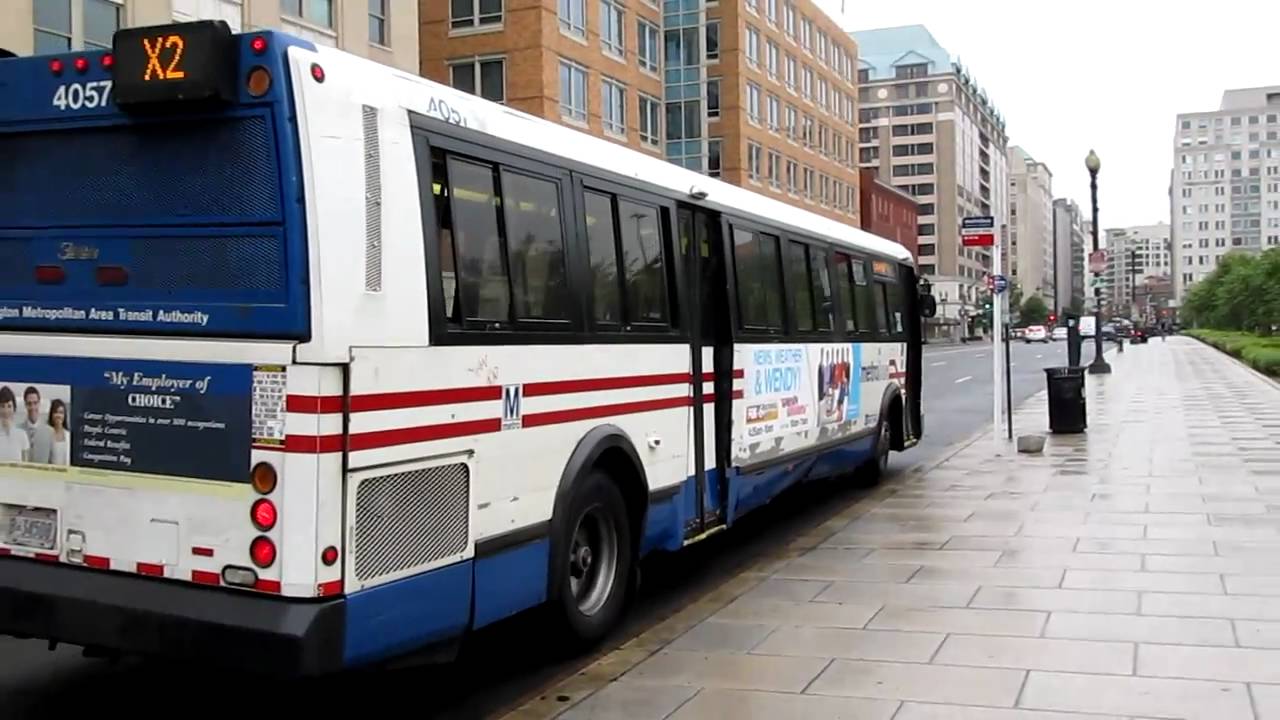 HD: WMATA Flxible Metro E # 4057 Route X2