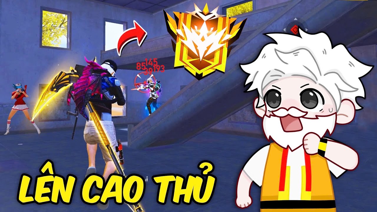 CHÚ 9 DÀNH 72 GIỜ LEO LÊN RANK CAO THỦ SINH TỒN TRONG FREE FIRE