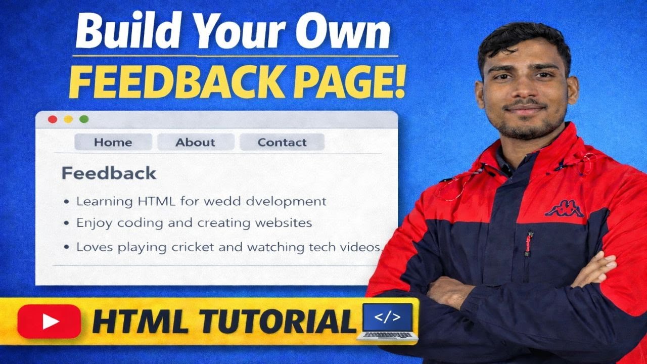 How to Make a Simple Feedback Form in HTML