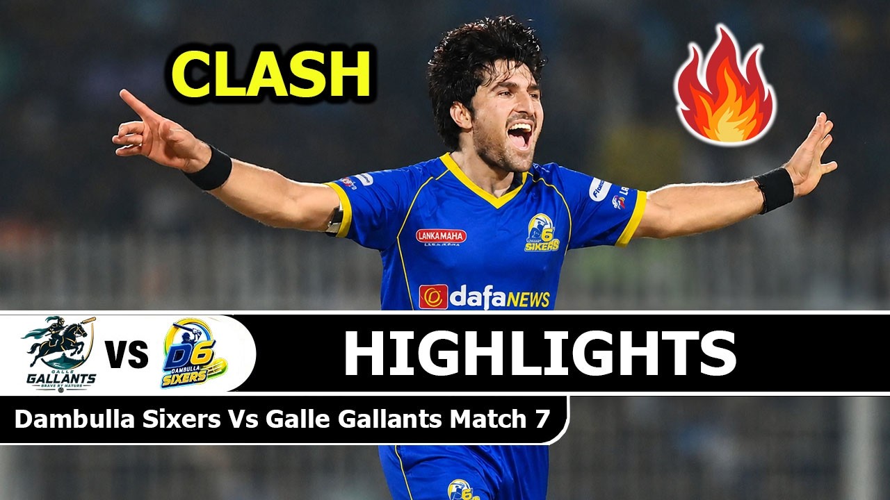 Dambulla Sixers Vs Galle Marvels LPL 2026 Highlights Match 8 | Lanka Premier League 2026