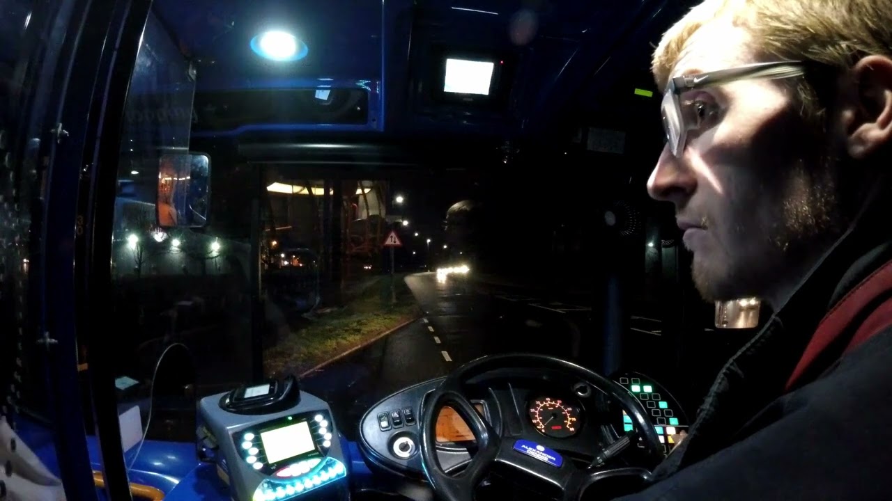 Driver's View - Route 250 Trafford Center to Piccadilly - Evening Service - Unedited