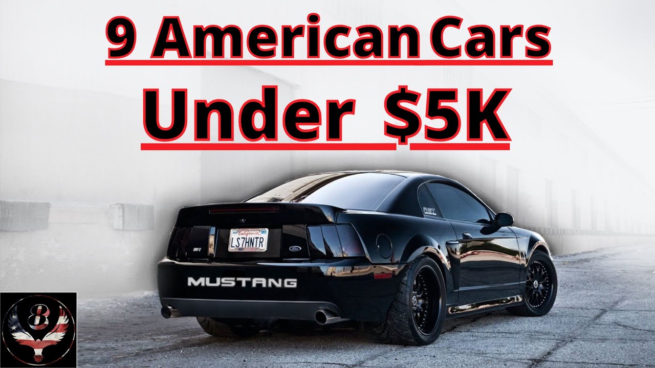 9 лучших американских автомобилей стоимостью до 5000 долларов