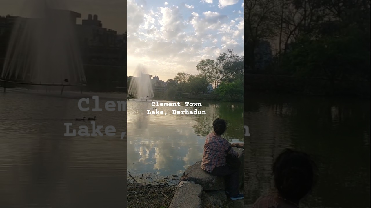 A pristine Lake of Derhadun #shortsfeed #clementtown #dehradunlove