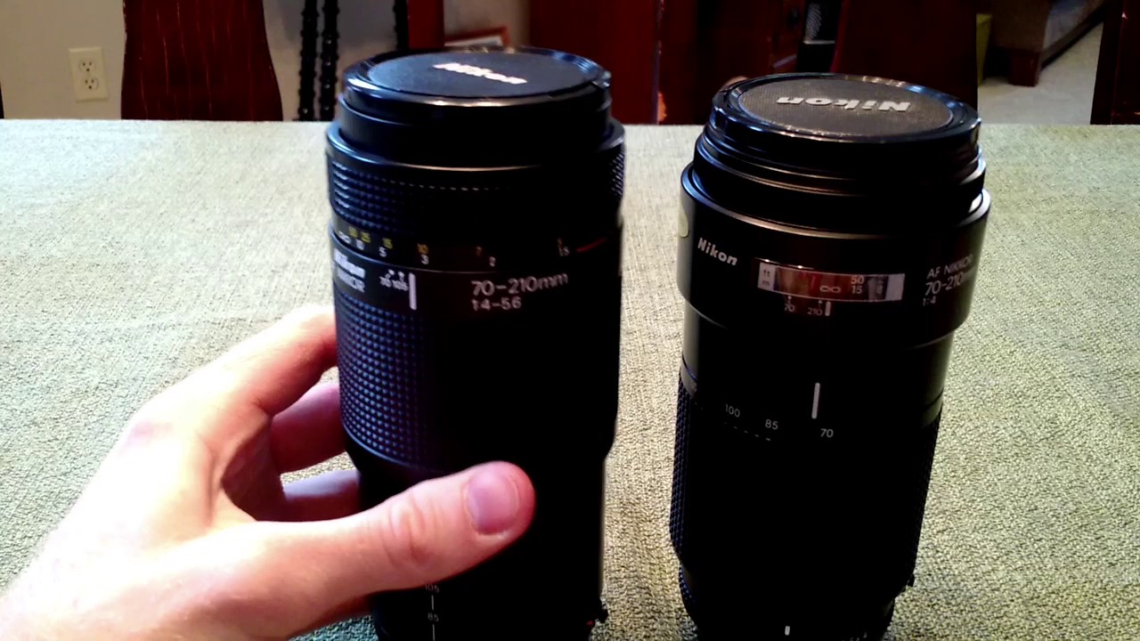 Nikkor 70-210 Comparison: f/4-5.6 vs f/4 PART I