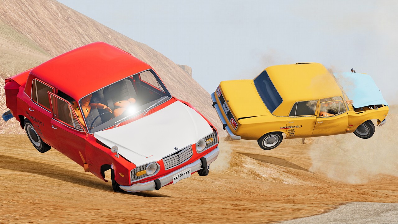 COMPILATION Cars VS Road Rage - BeamNG Drive | xxbdmnxx