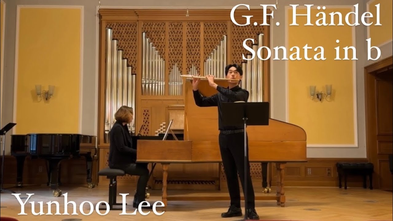 G.F. Händel Flute Sonata in b minor, HWV 367b / Flute Yunhoo Lee 이윤후