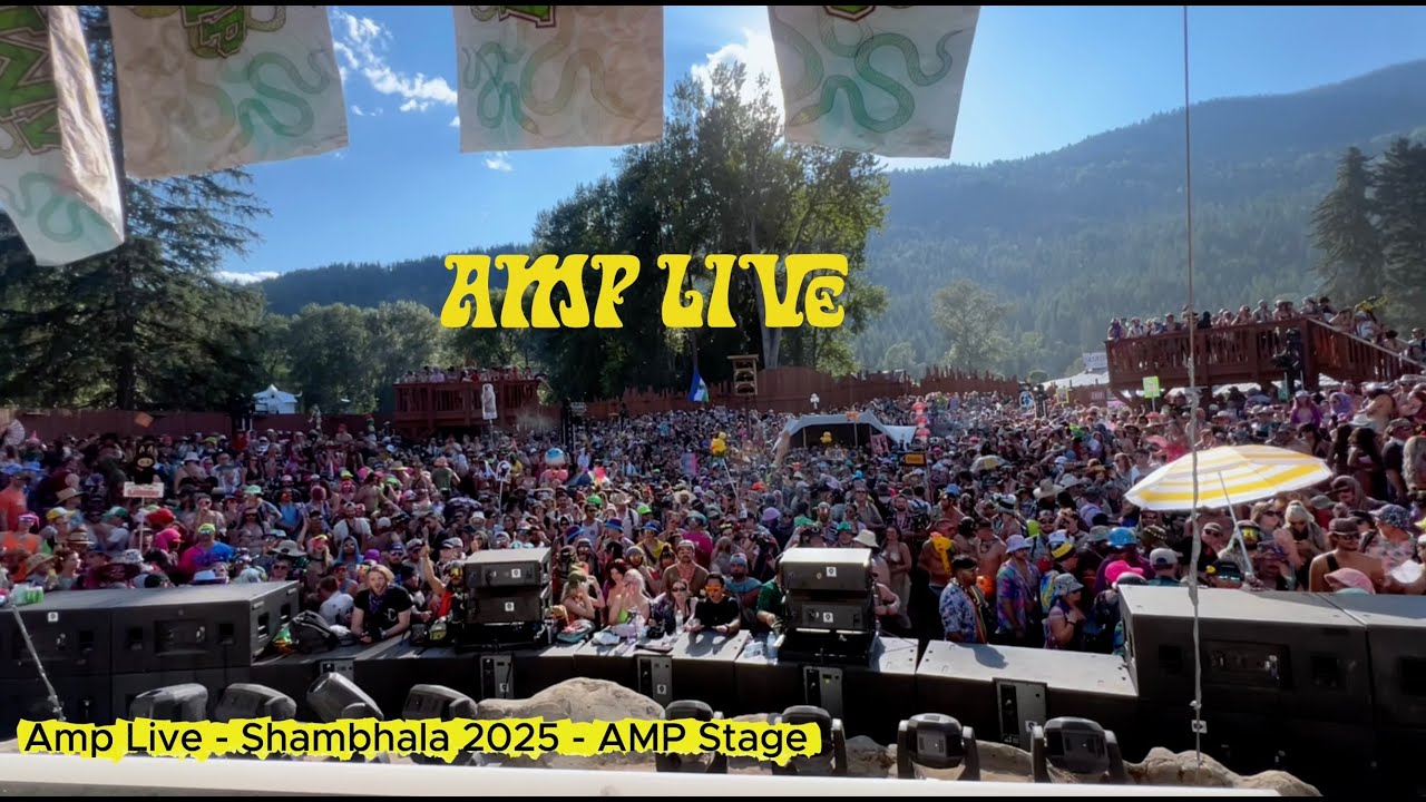Amp Live Full Set @ Shambhala 2025- AMP Stage -4k 60fps