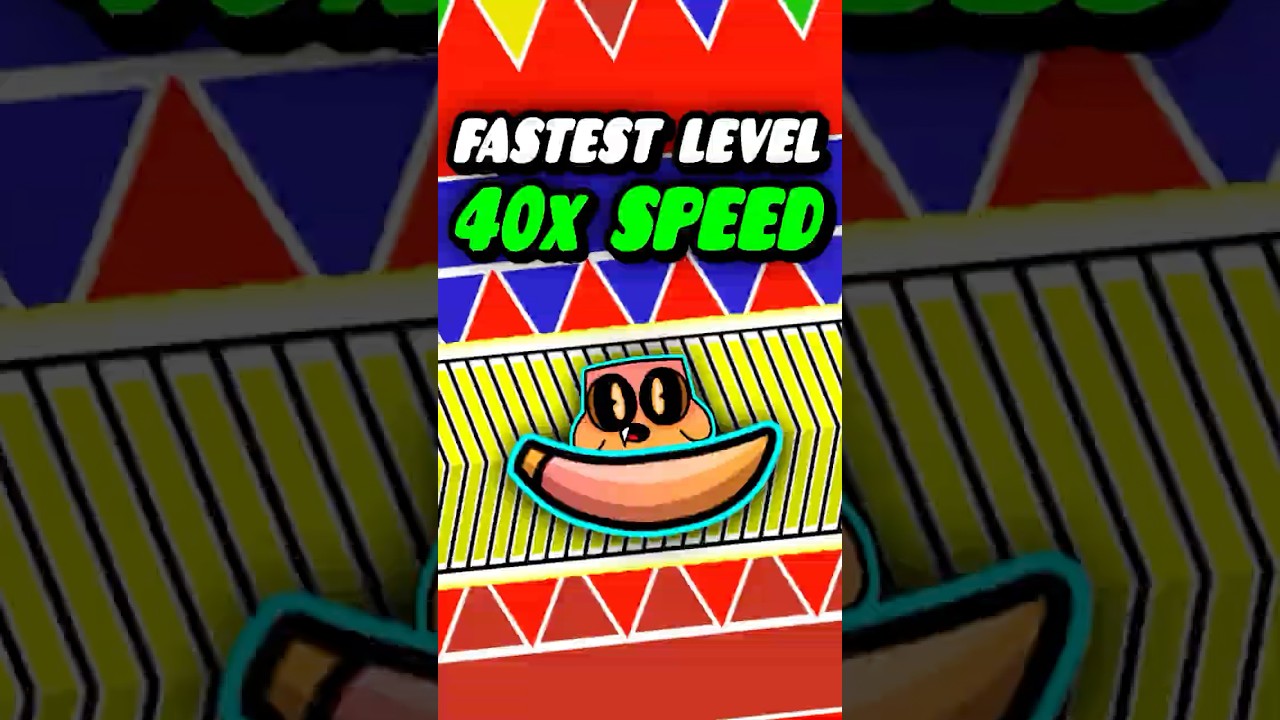Это самый быстрый уровень в Geometry Dash! #geometrydash