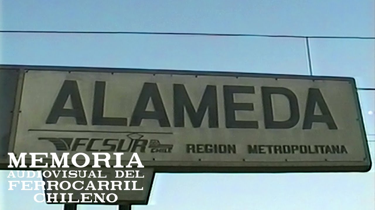 Estación Alameda: Trenes Vía Sur, Metrotren y EFE-ACCPF | 26 de Enero de 1997