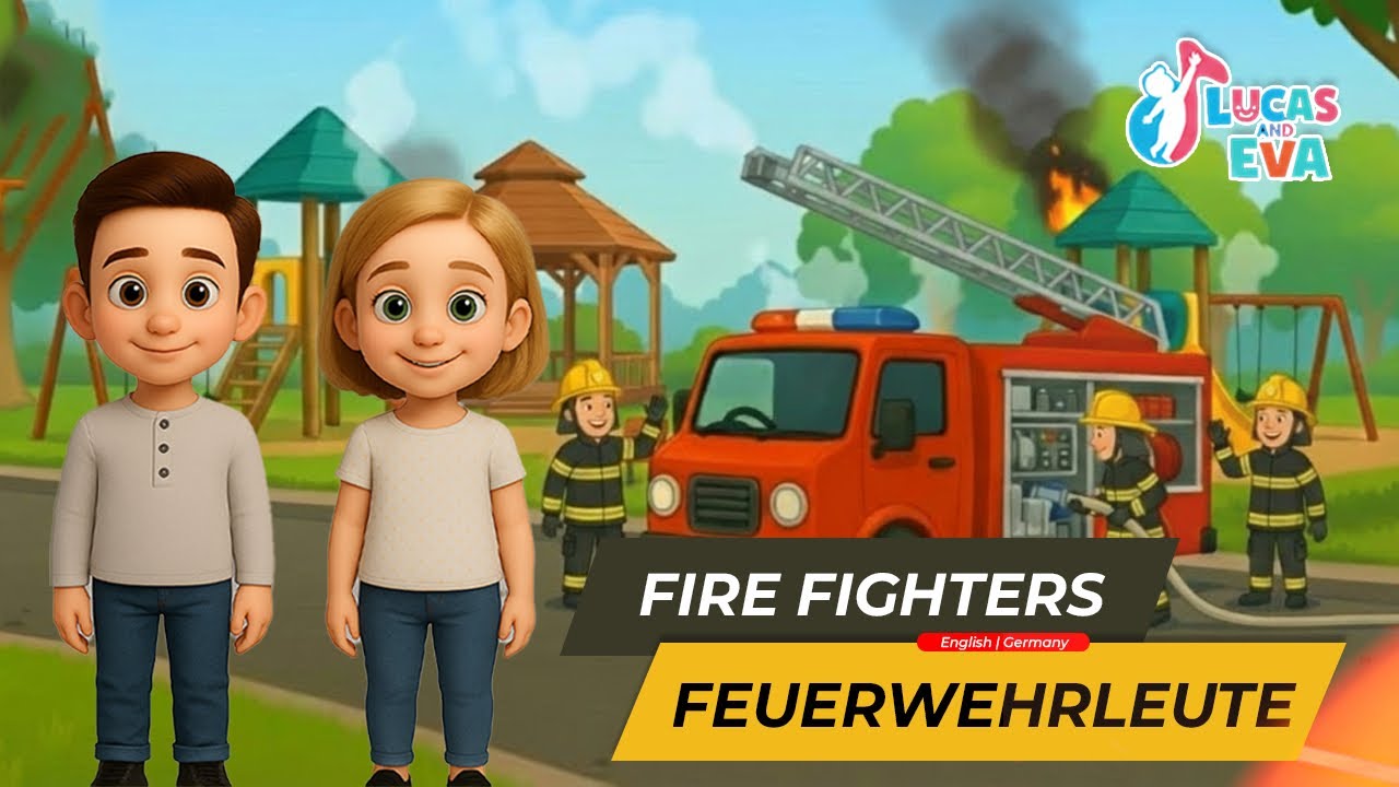 What Do Firefighters Do || Kids Learning Video with Lucas and Eva