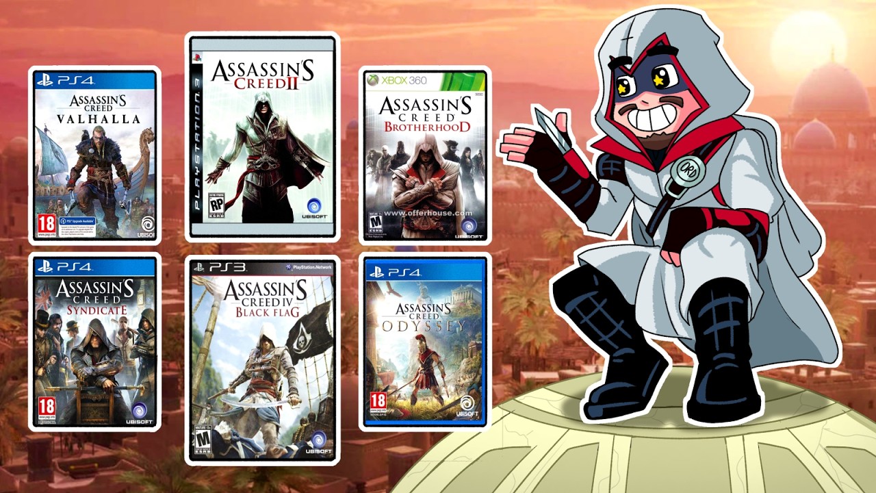 Joguei os melhores Assassin's Creeds da hist&oacute;ria em 1 v&iacute;deo