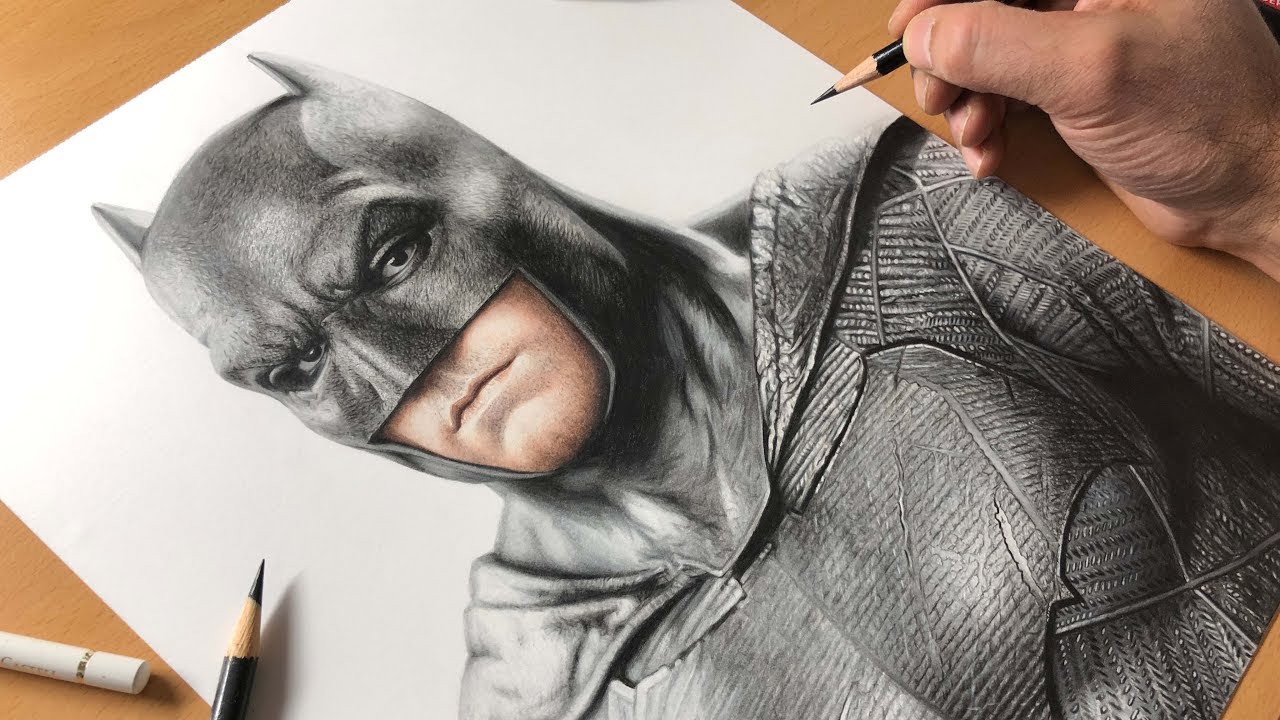Drawing Batman - Timelapse | Artology